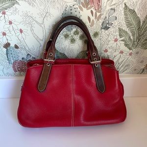 Red Dooney All Weather Leather Bag